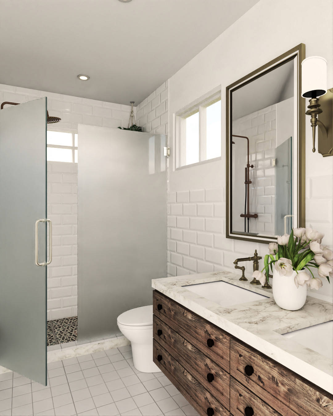 Master Bathroom of this 3-Bedroom,1898 Sq Ft Plan -106-1337