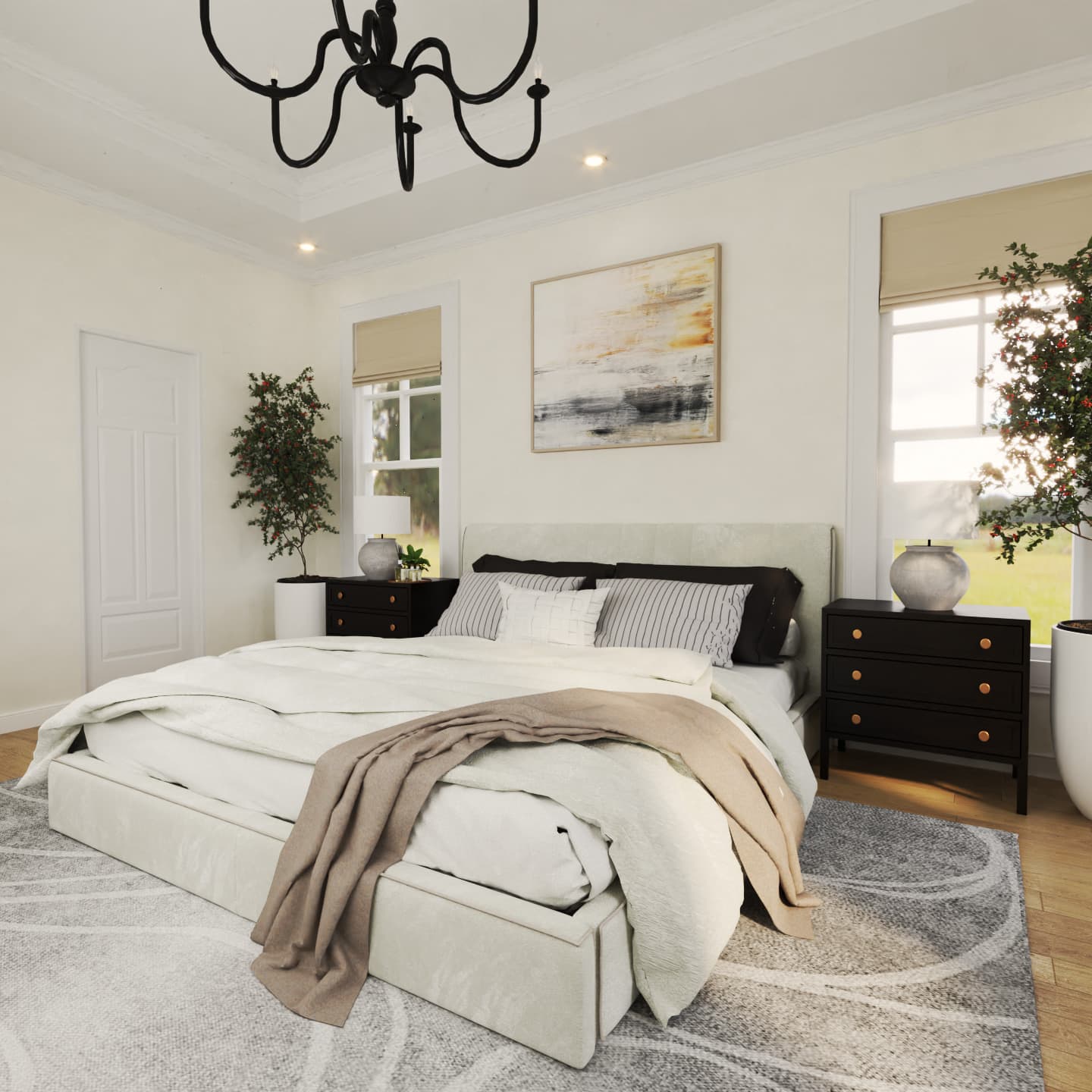 Master Bedroom of this 3-Bedroom,1898 Sq Ft Plan -106-1337