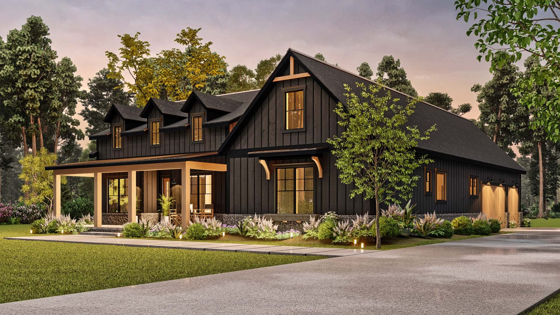 Home at Night of this 3-Bedroom,2473 Sq Ft Plan -106-1339