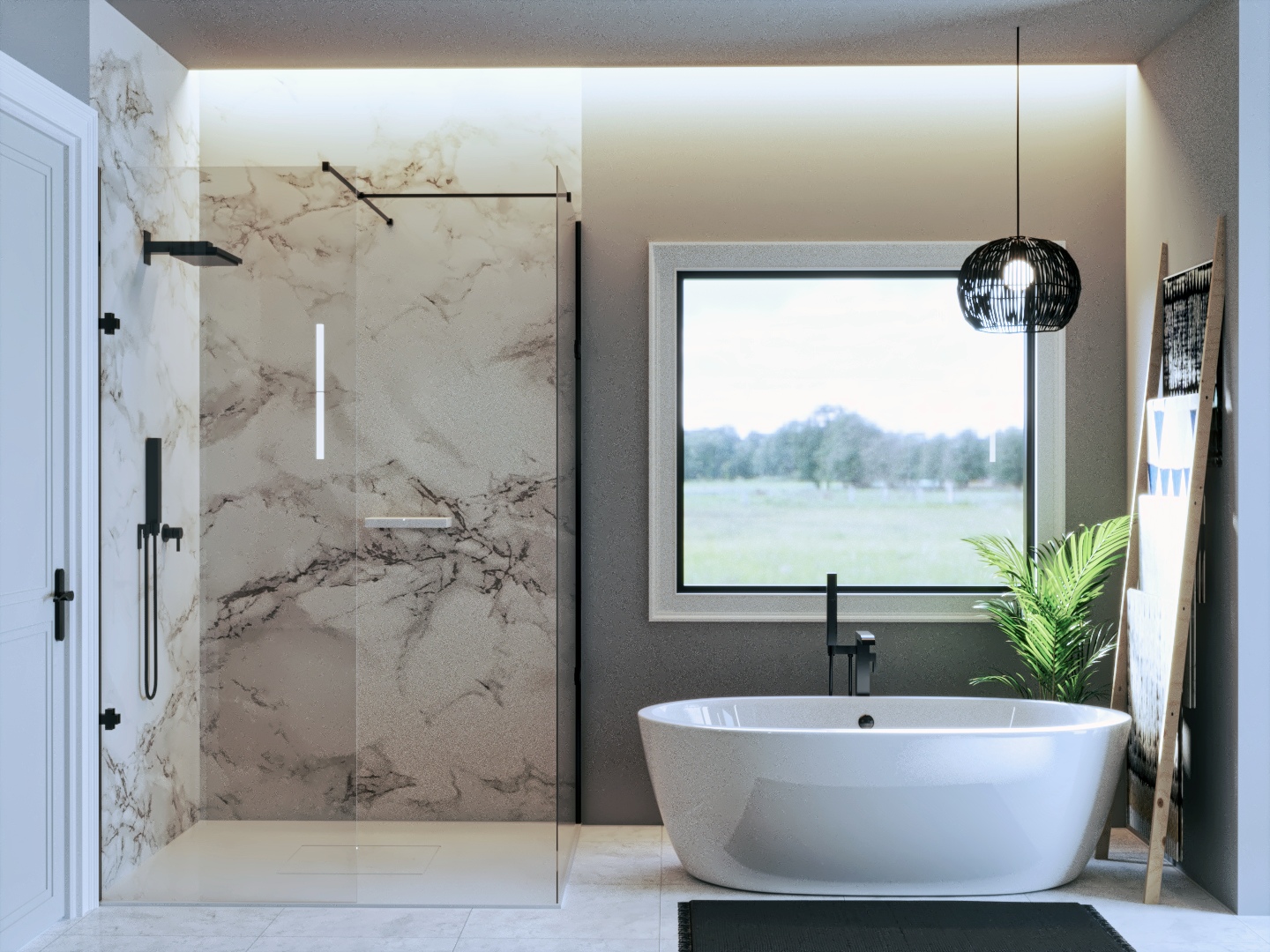 Master Bathroom: Tub of this 3-Bedroom,2473 Sq Ft Plan -106-1339