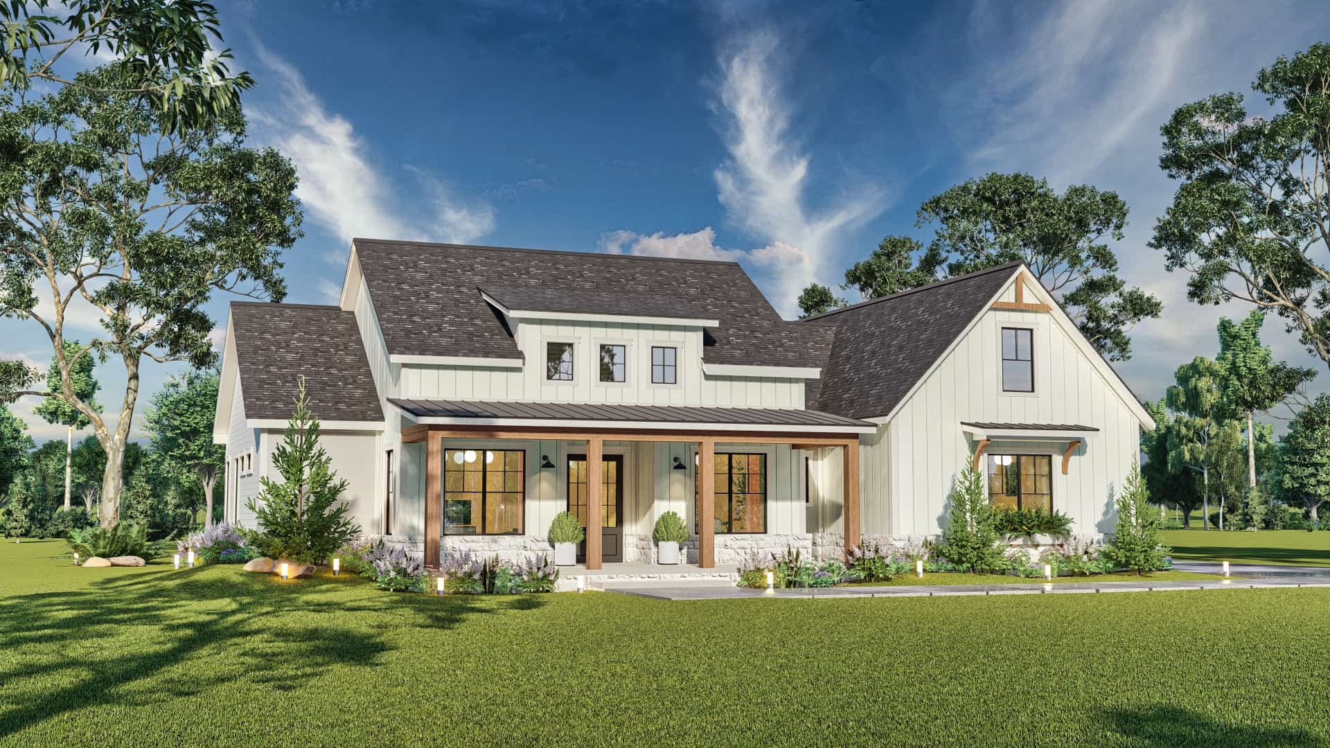 Front View of this 3-Bedroom,2473 Sq Ft Plan -106-1341