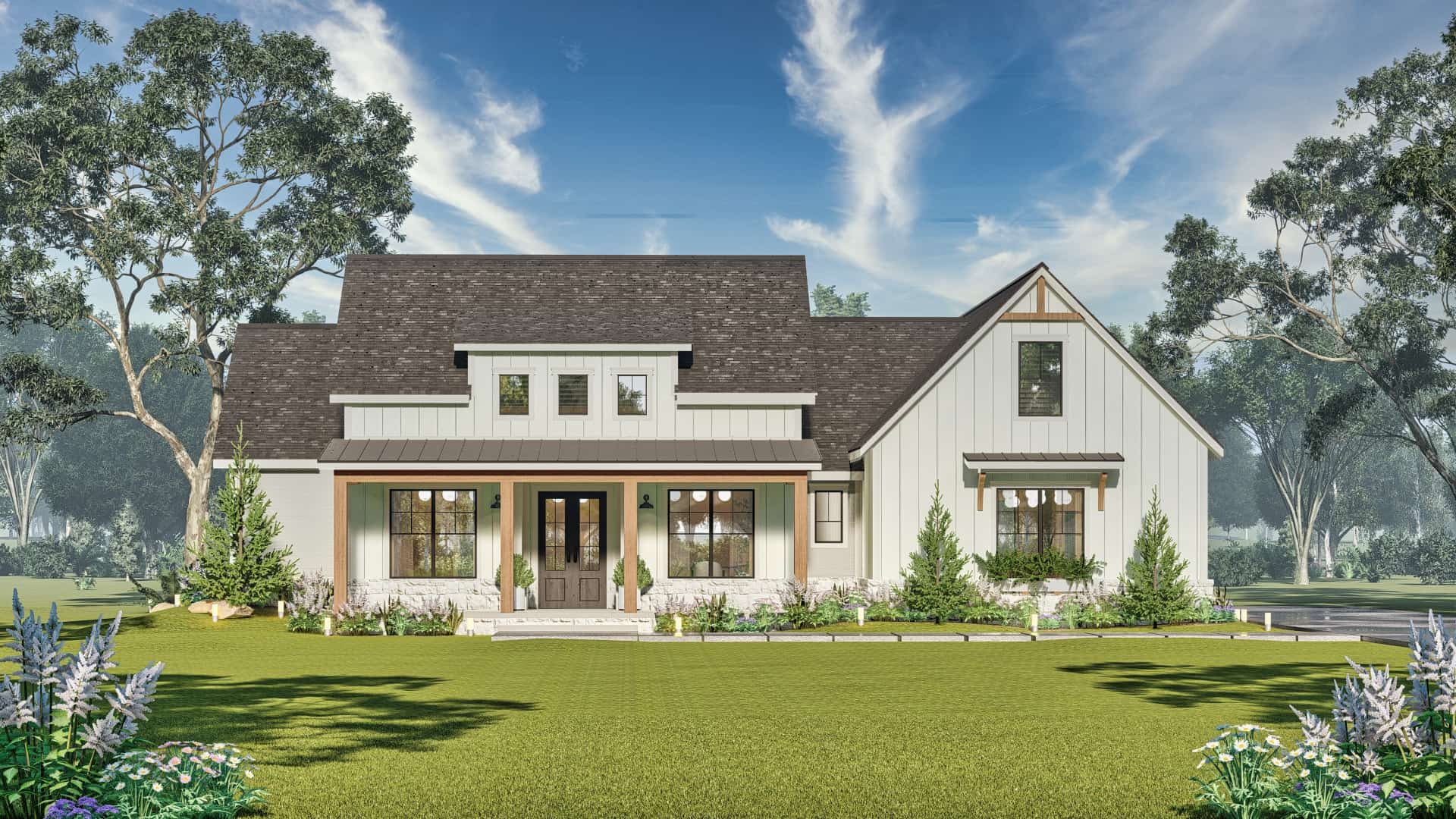 Front View of this 3-Bedroom,2473 Sq Ft Plan -106-1341