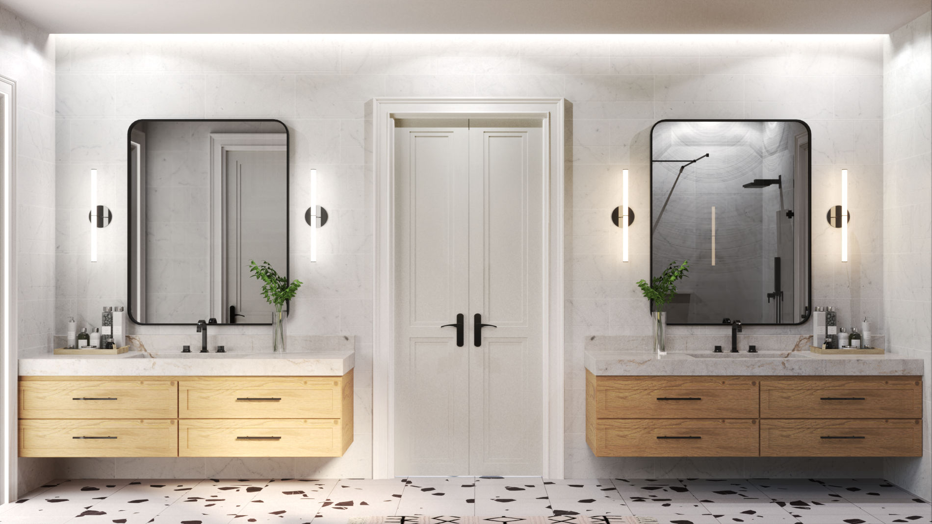 Master Bathroom of this 3-Bedroom,2473 Sq Ft Plan -106-1341