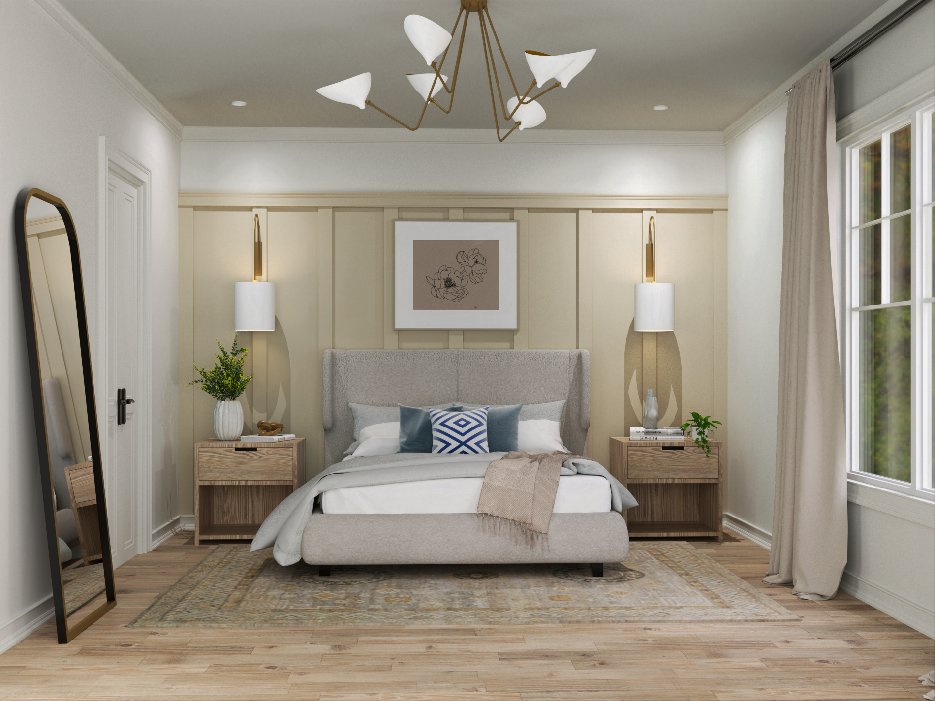 Master Bedroom of this 3-Bedroom,2473 Sq Ft Plan -106-1341