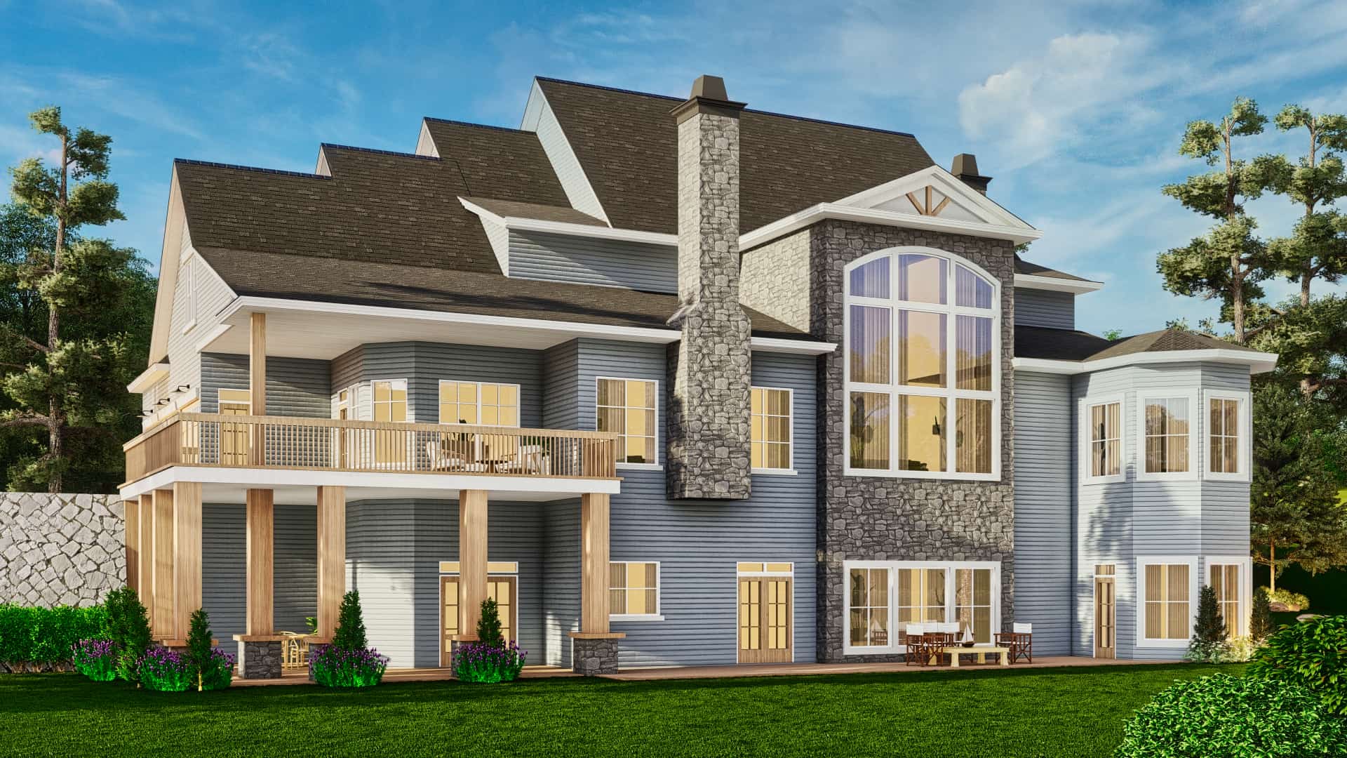 Home Exterior Photograph of this 3-Bedroom,3986 Sq Ft Plan -106-1345