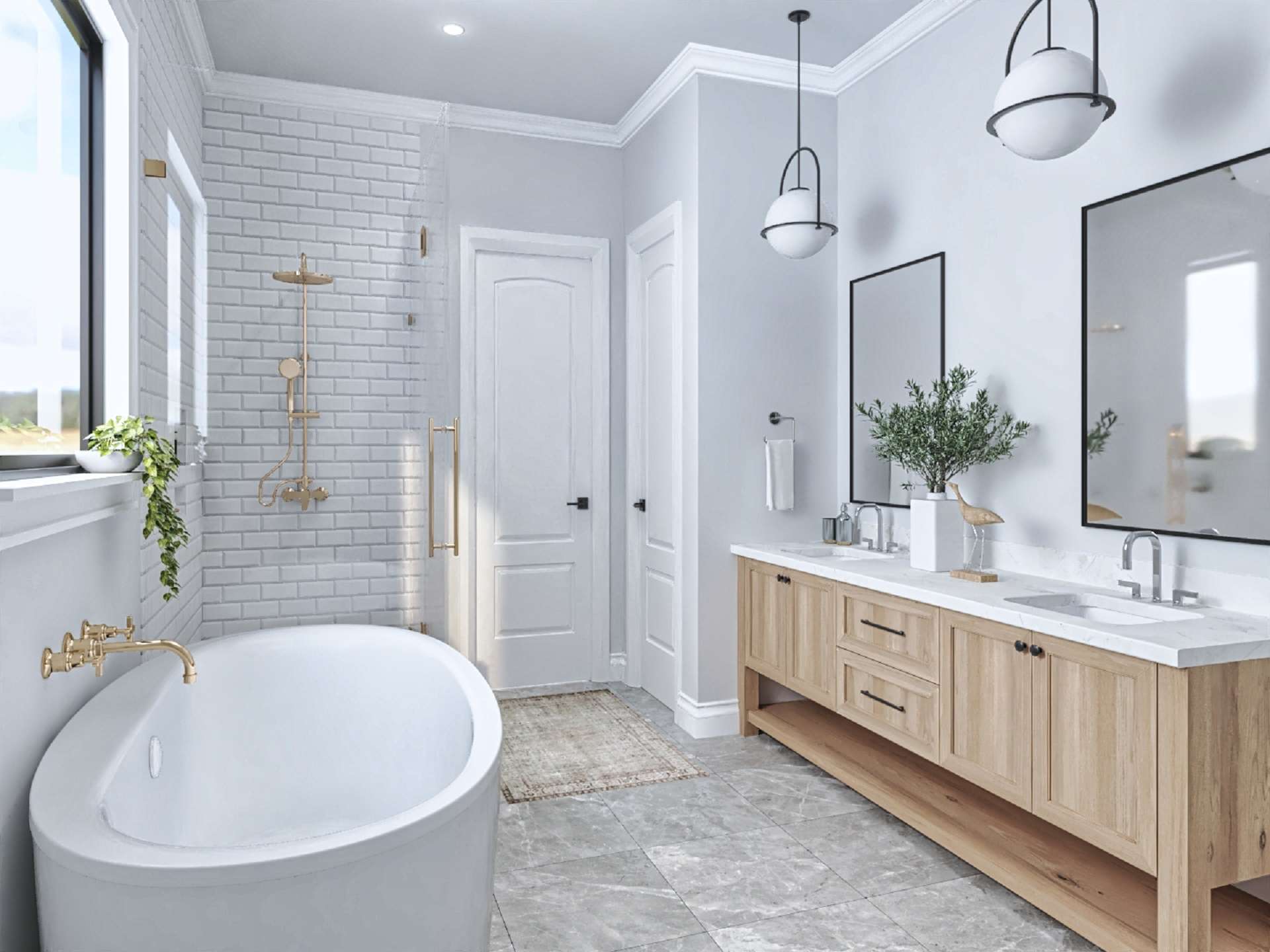 Bathroom of this 3-Bedroom,2017 Sq Ft Plan -106-1348