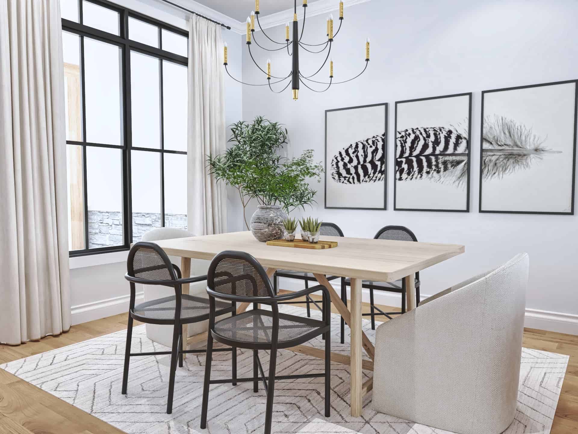 Dining Room of this 3-Bedroom,2017 Sq Ft Plan -106-1348