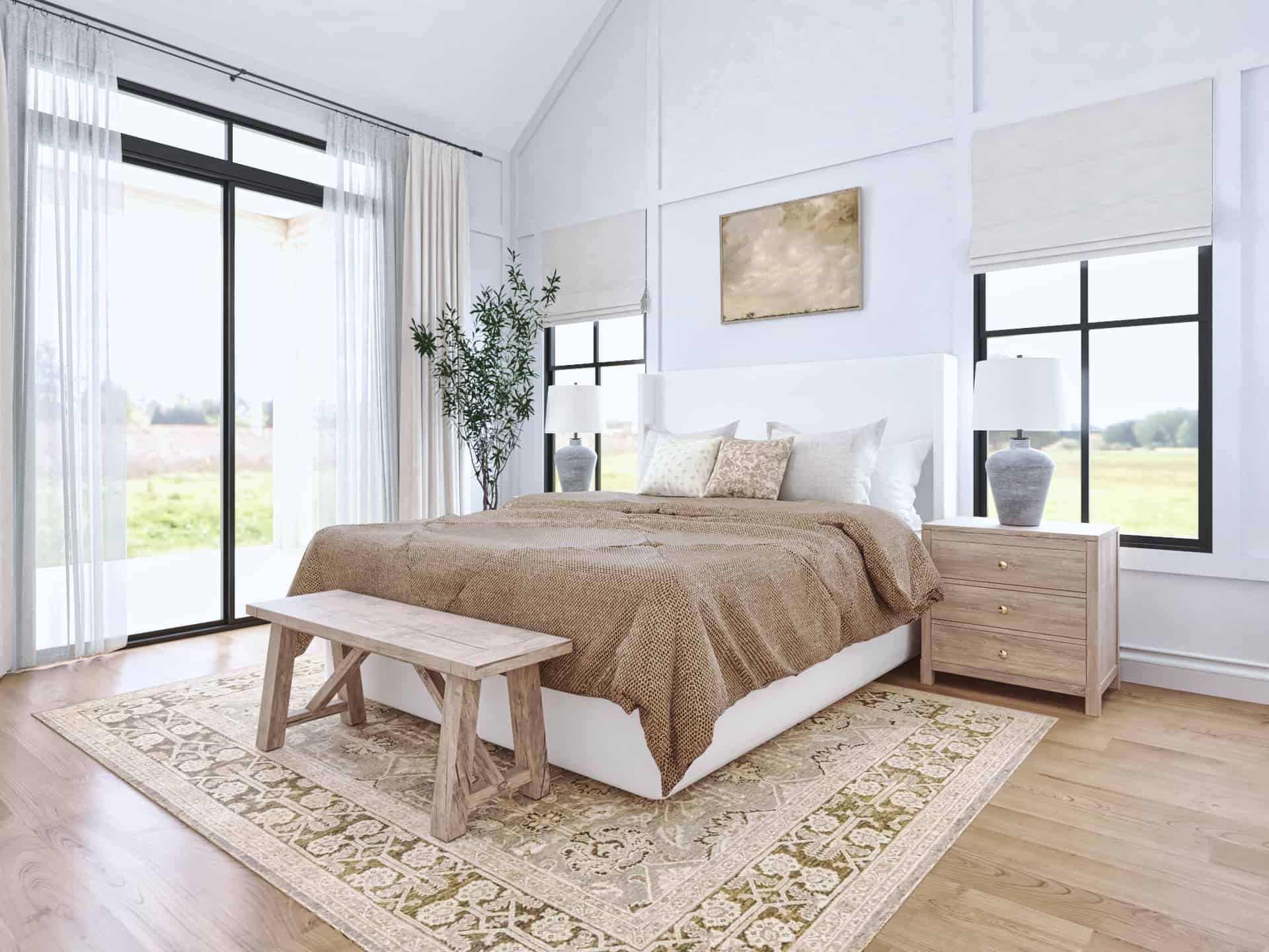 Master Bedroom of this 3-Bedroom,2017 Sq Ft Plan -106-1348