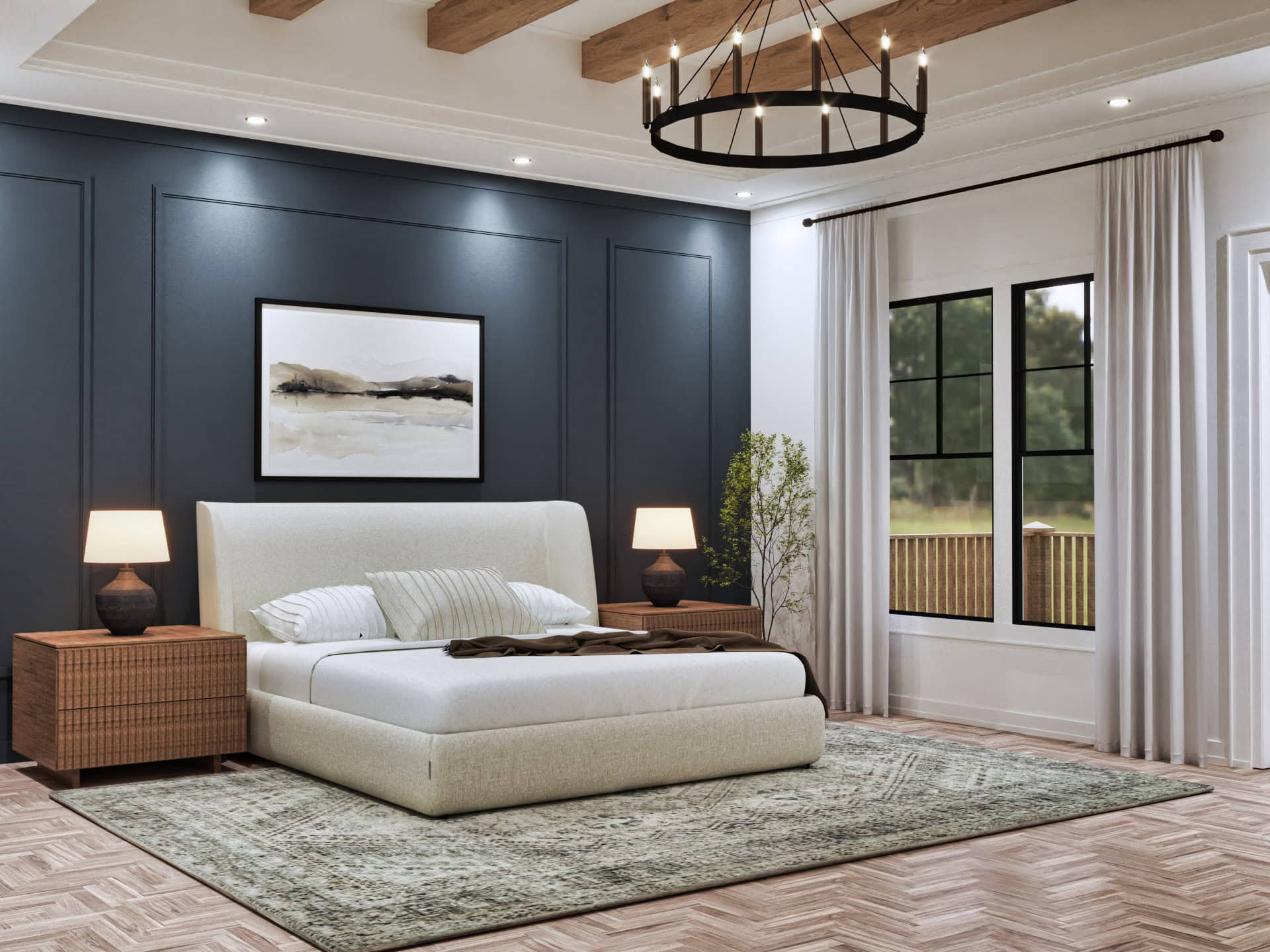 Master Bedroom of this 3-Bedroom,2619 Sq Ft Plan -106-1349