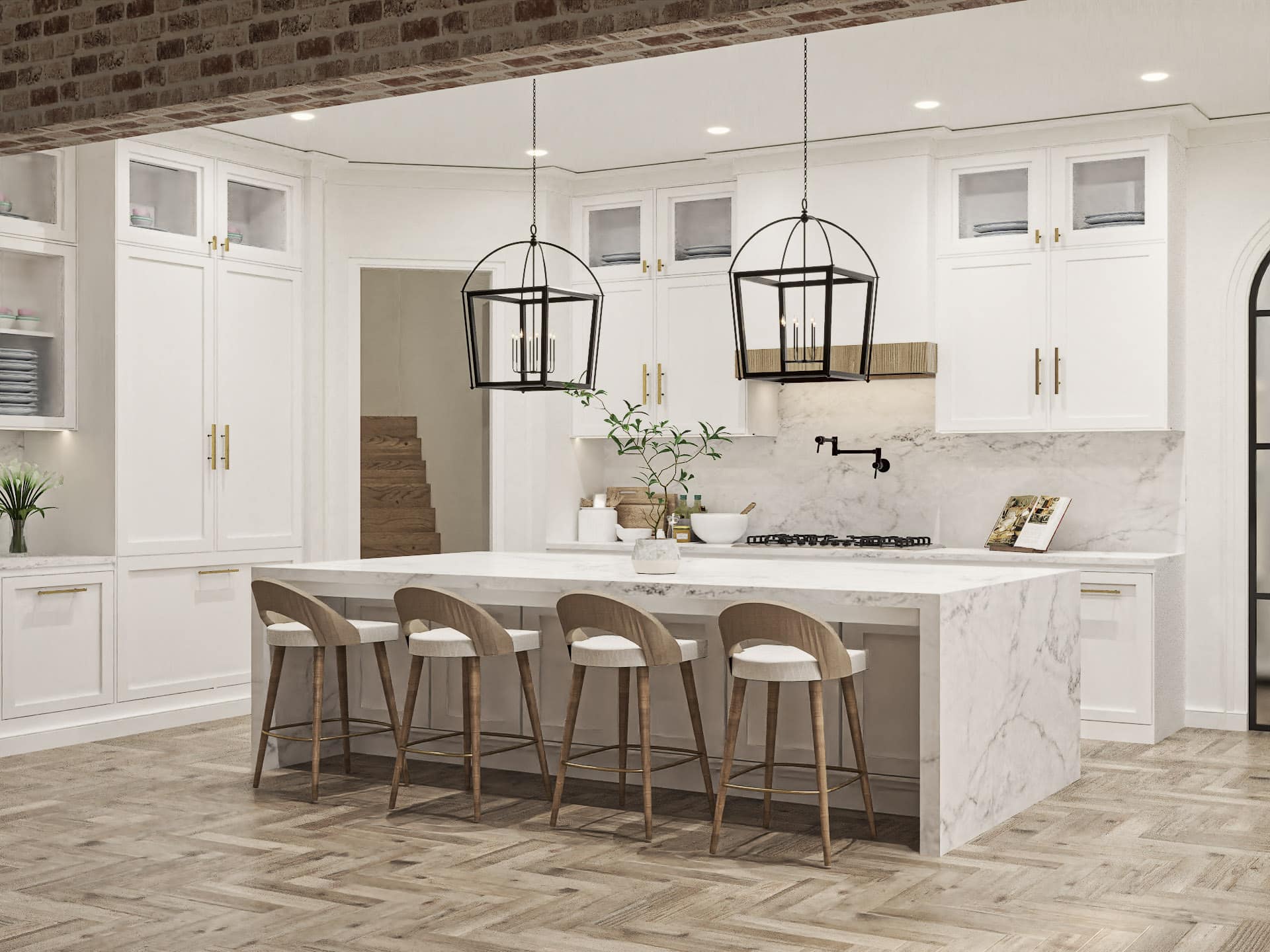 Kitchen: Kitchen Island of this 3-Bedroom,2619 Sq Ft Plan -106-1349