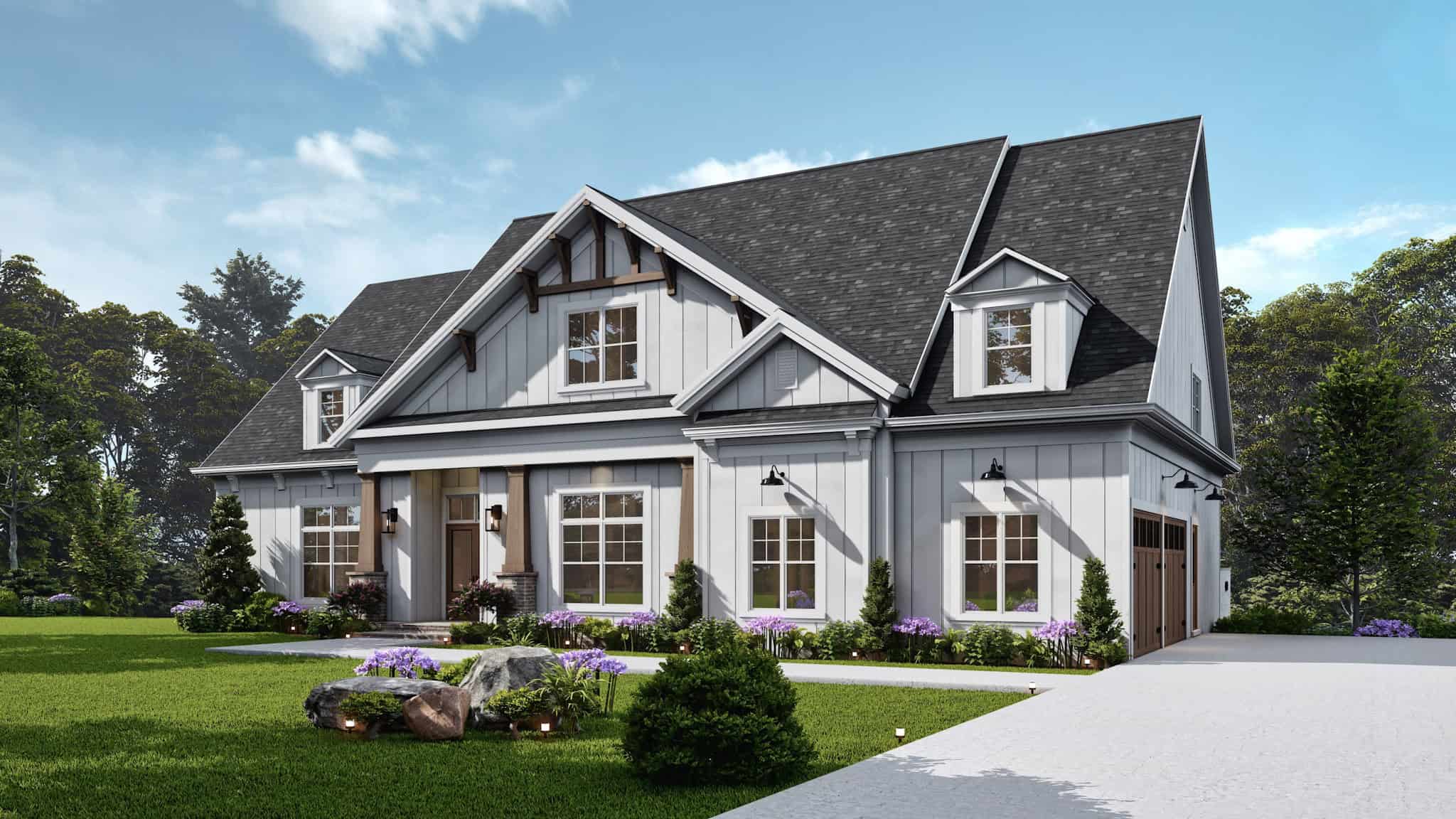 Right Side View of this 4-Bedroom,3350 Sq Ft Plan -106-1350