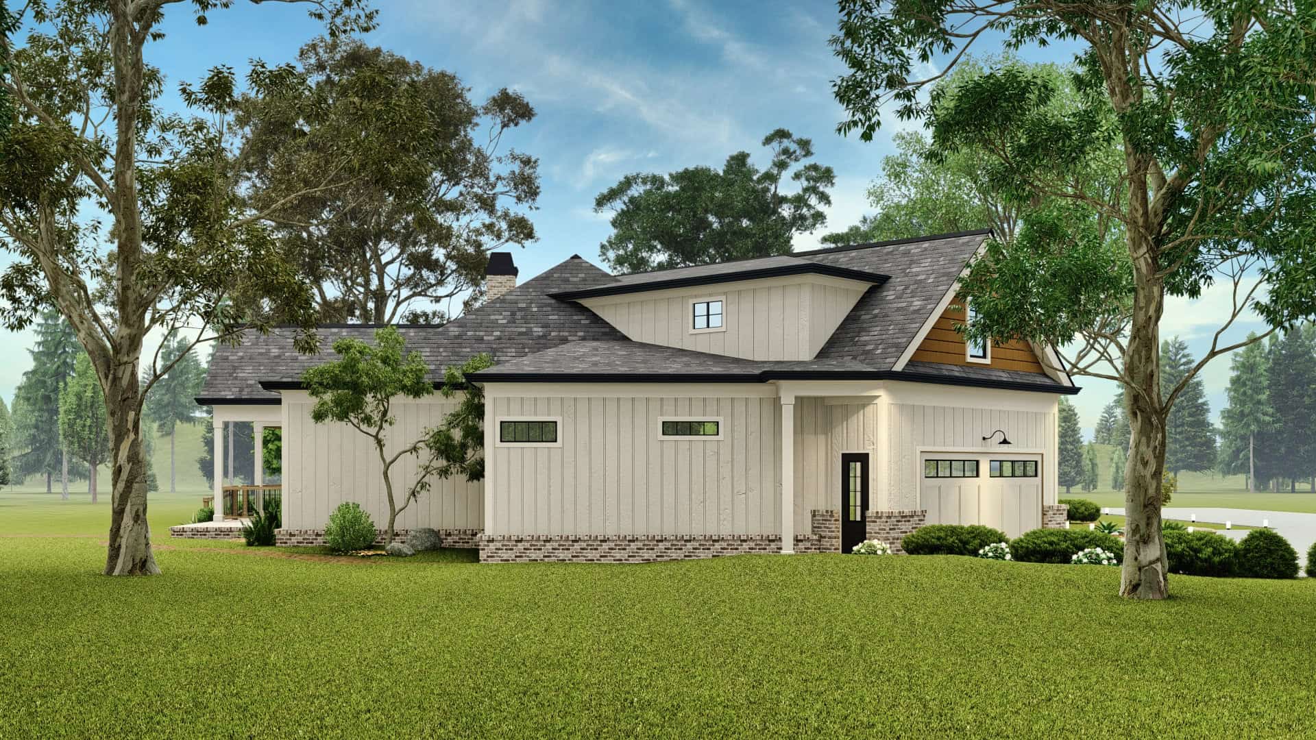 Right Side View of this 3-Bedroom,2341 Sq Ft Plan -106-1351