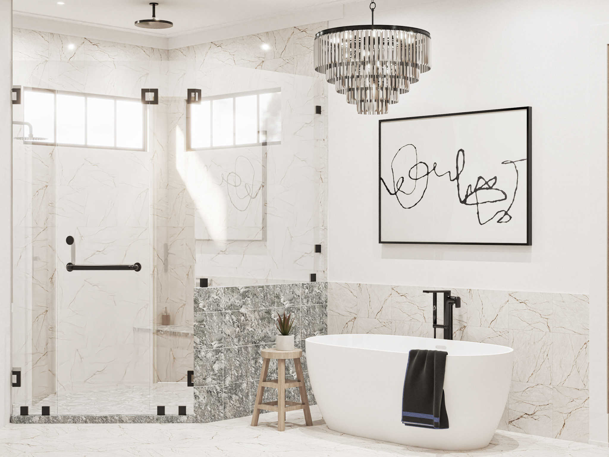 Master Bathroom of this 3-Bedroom,2341 Sq Ft Plan -106-1351