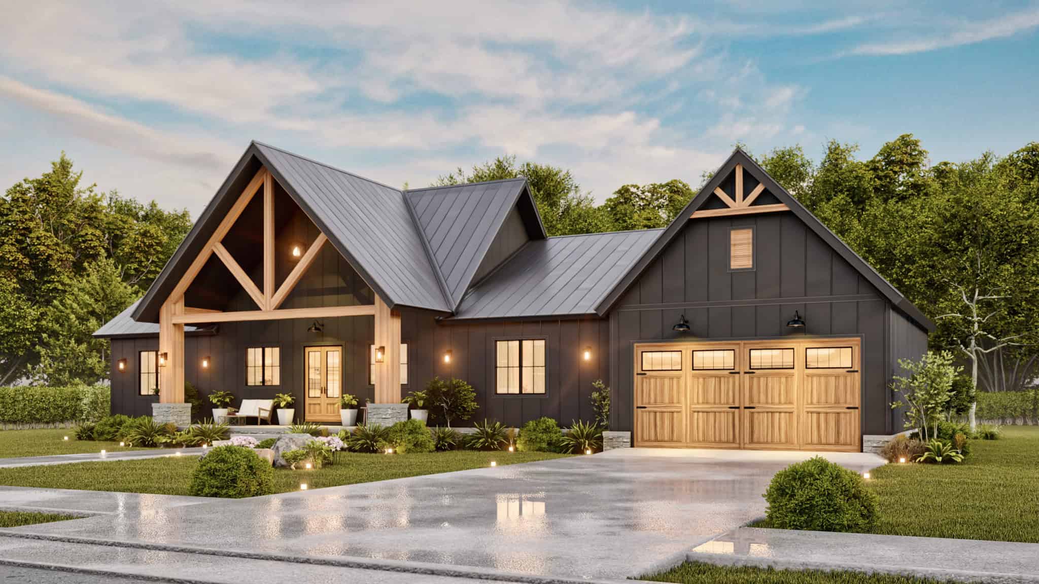 Right Side View of this 3-Bedroom,1928 Sq Ft Plan -106-1353