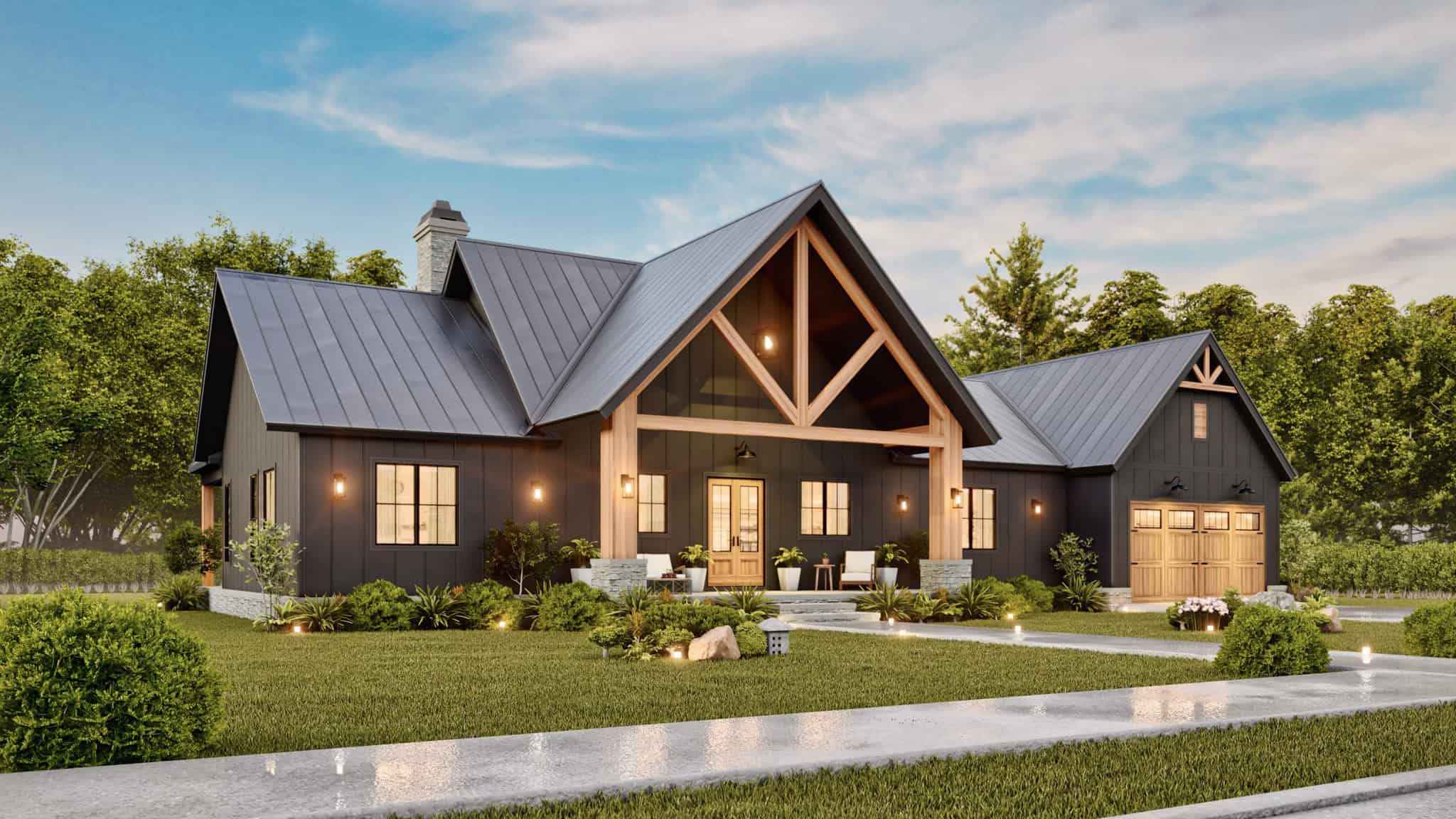 Left Side View of this 3-Bedroom,1928 Sq Ft Plan -106-1353