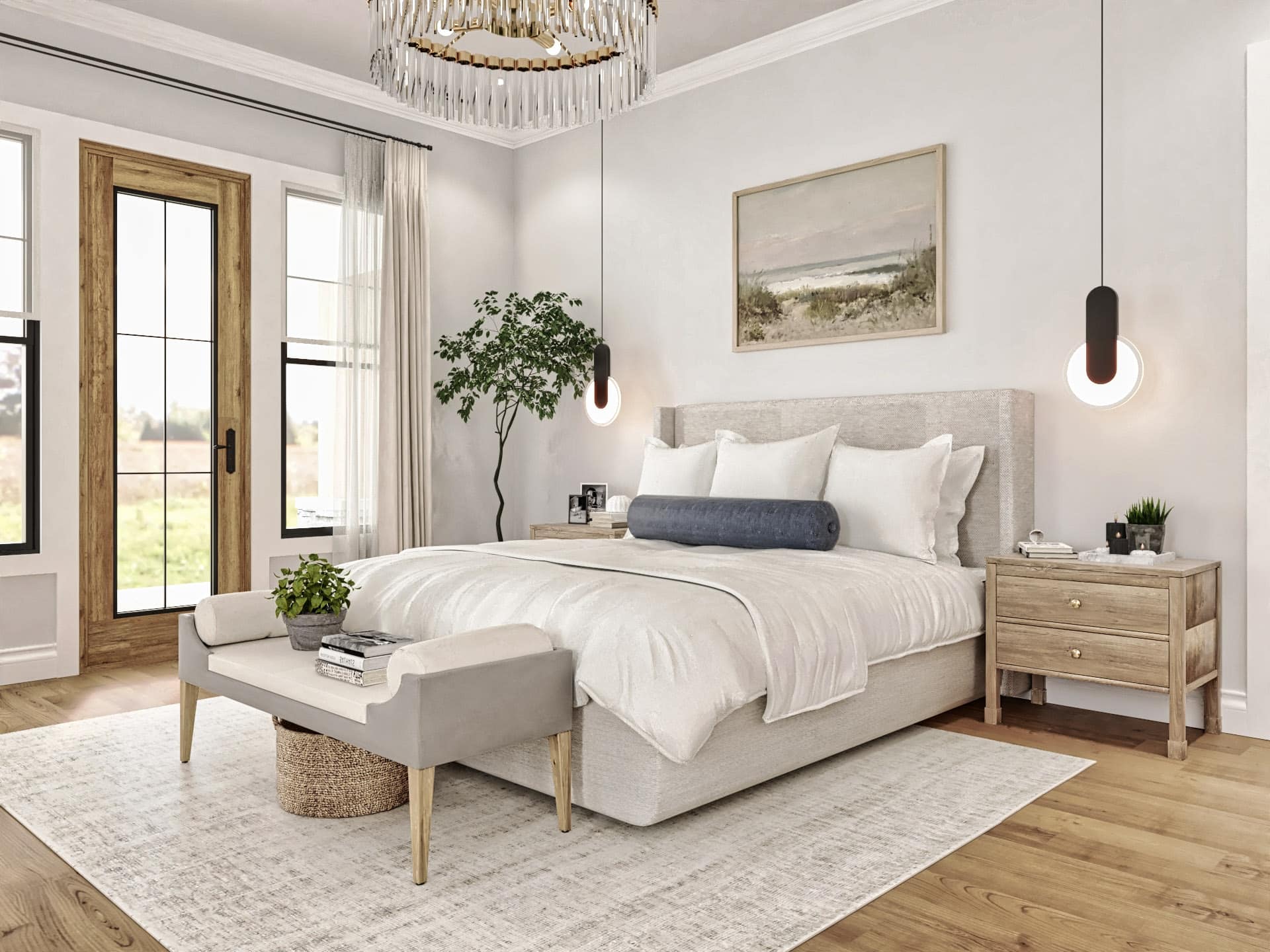 Master Bedroom of this 3-Bedroom,1928 Sq Ft Plan -106-1353