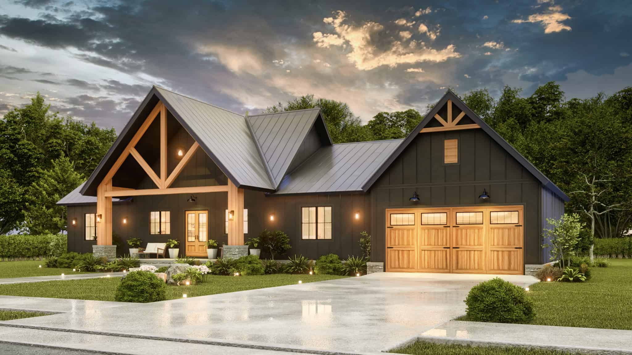 Front View of this 3-Bedroom,1928 Sq Ft Plan -106-1353