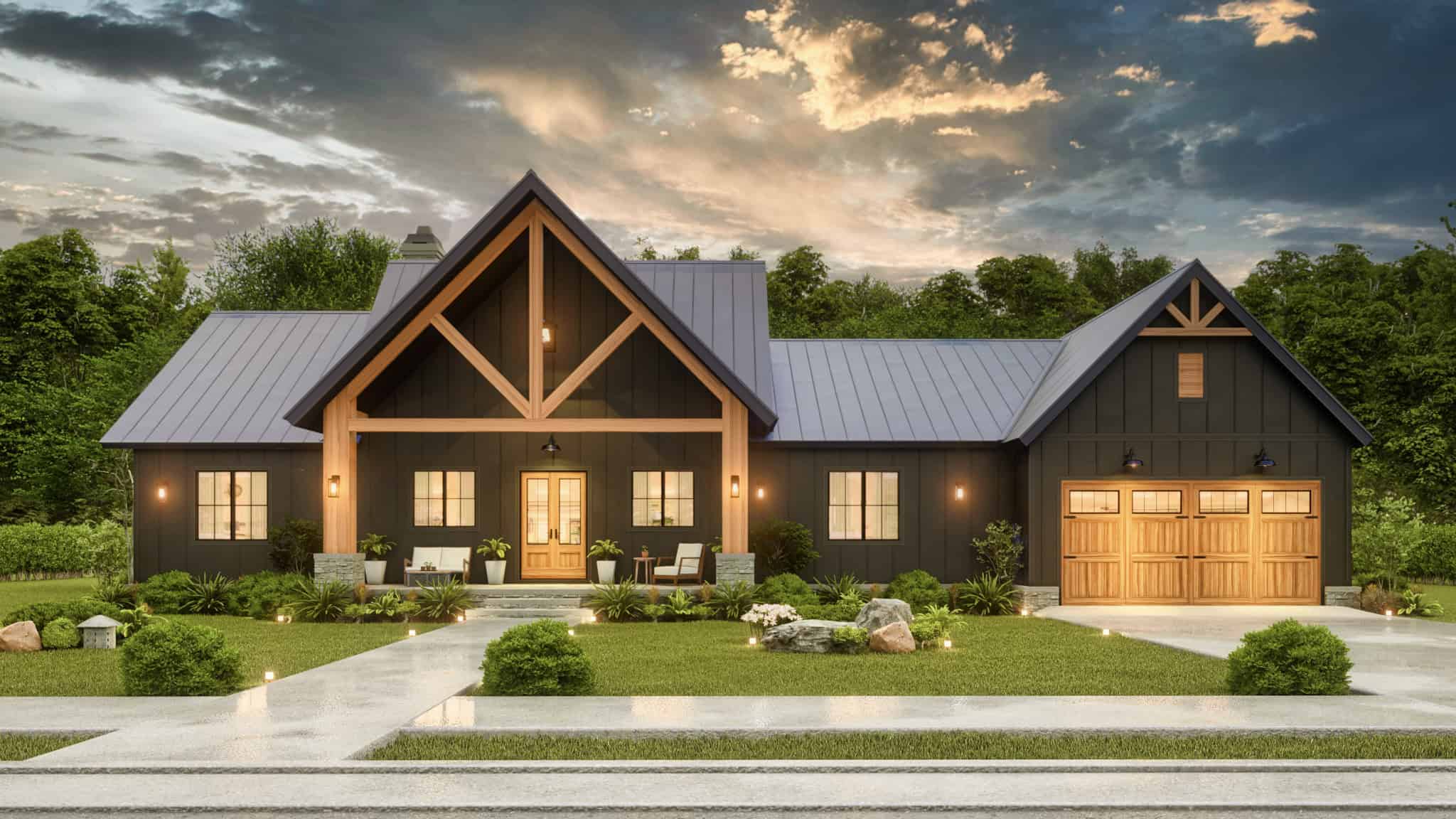 Front View of this 3-Bedroom,1928 Sq Ft Plan -106-1353