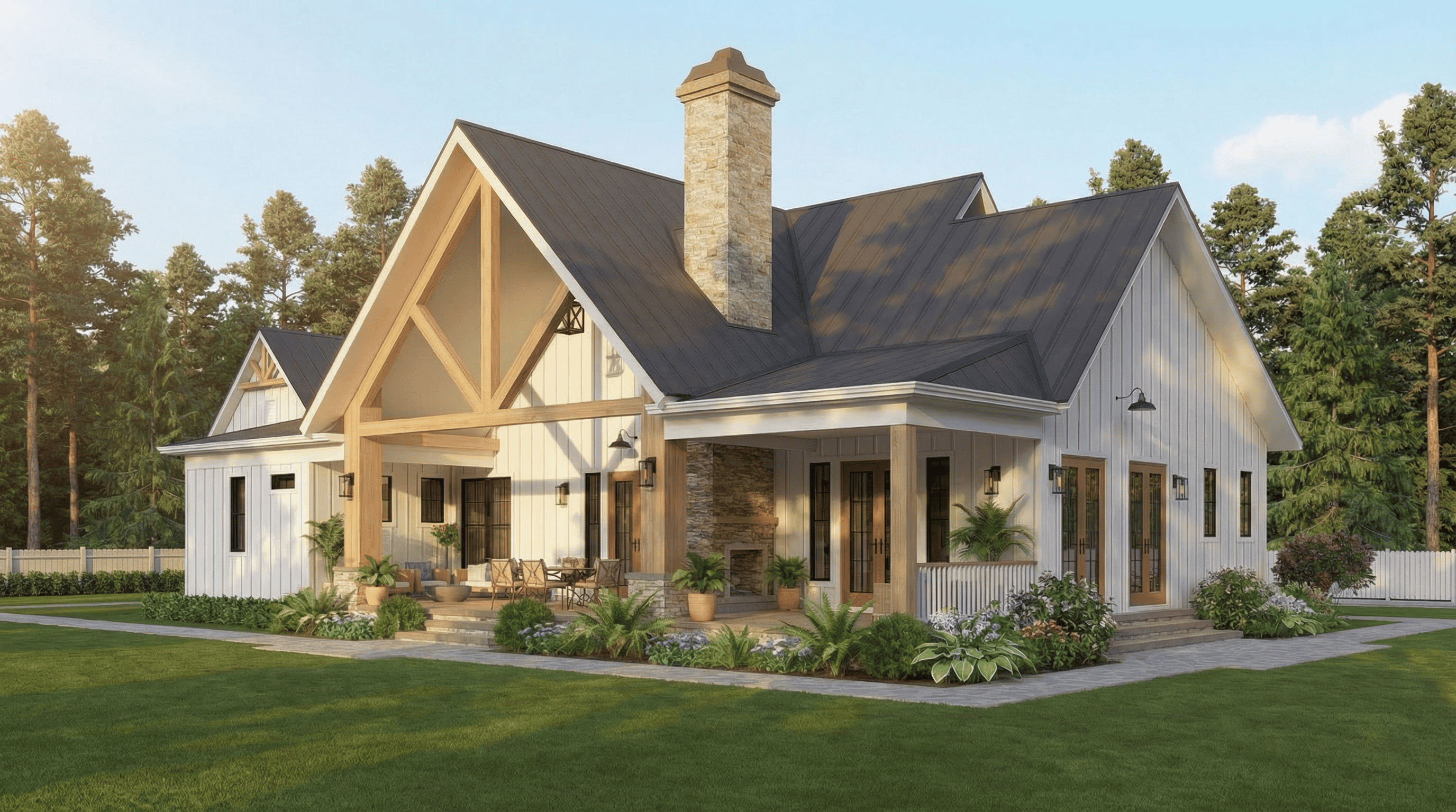 Left Side View of this 3-Bedroom,2067 Sq Ft Plan -106-1357