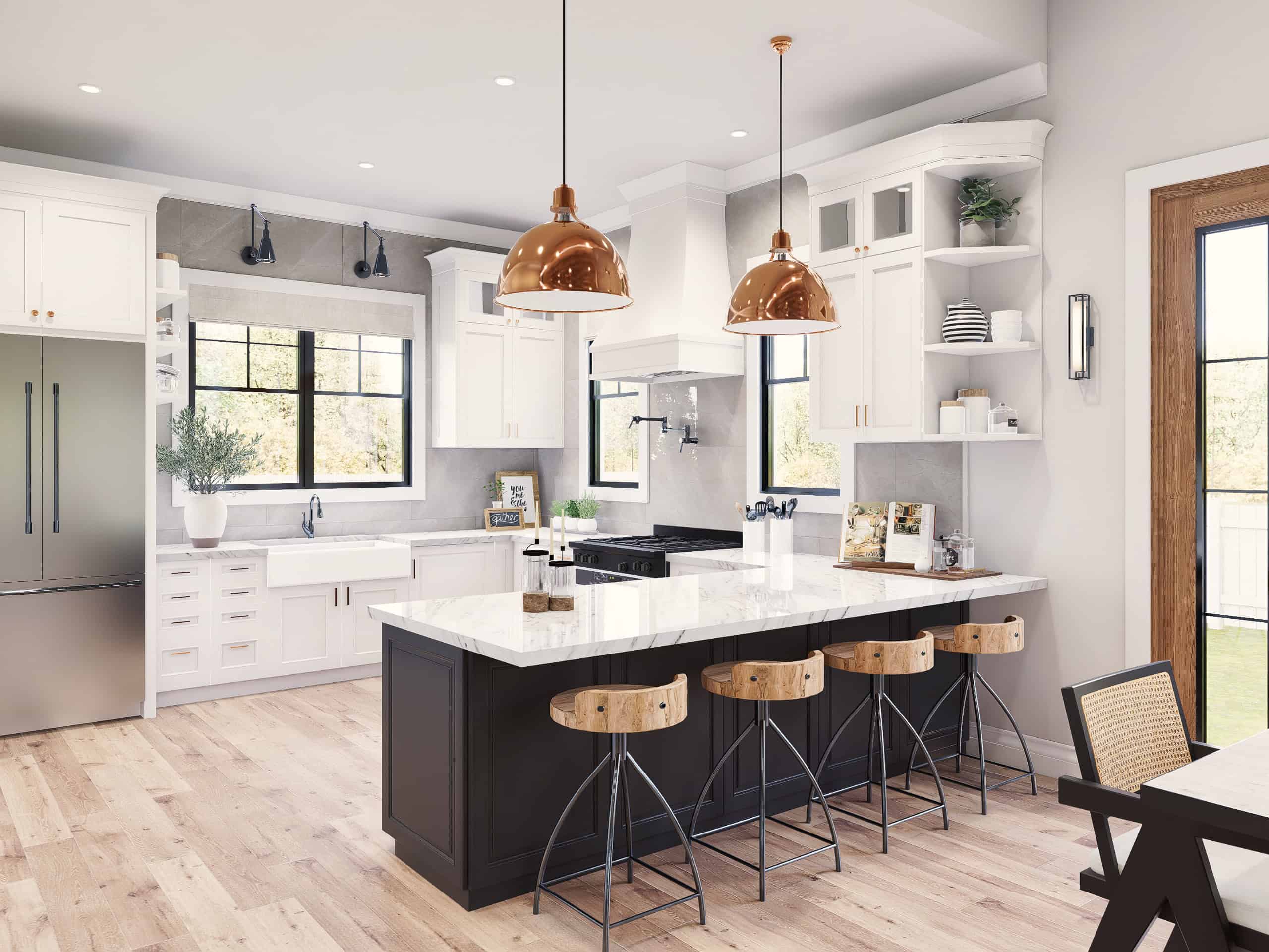 Kitchen of this 3-Bedroom,2067 Sq Ft Plan -106-1357