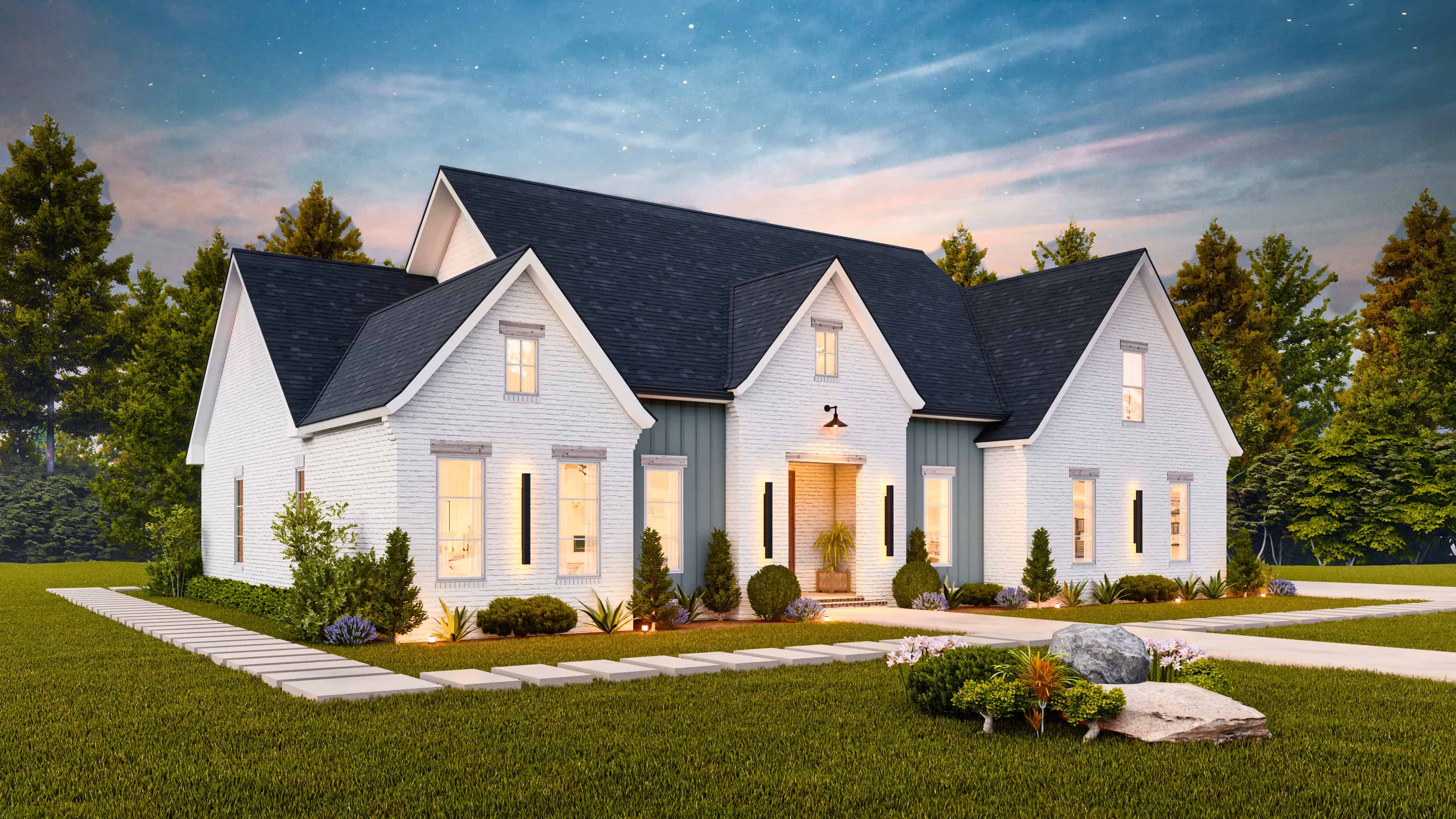 Left Side View of this 3-Bedroom,2533 Sq Ft Plan -106-1359