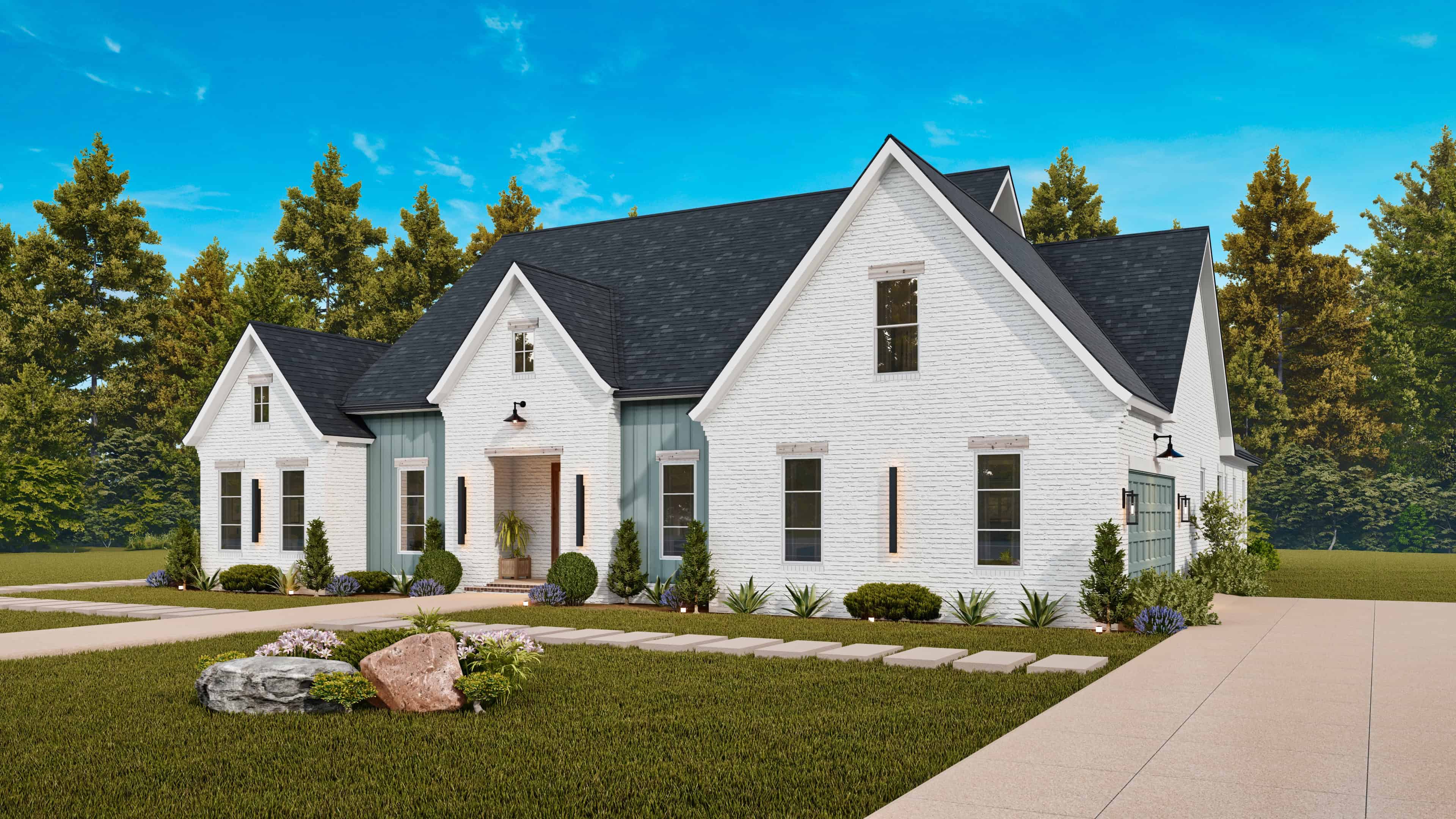 Right Side View of this 3-Bedroom,2533 Sq Ft Plan -106-1359