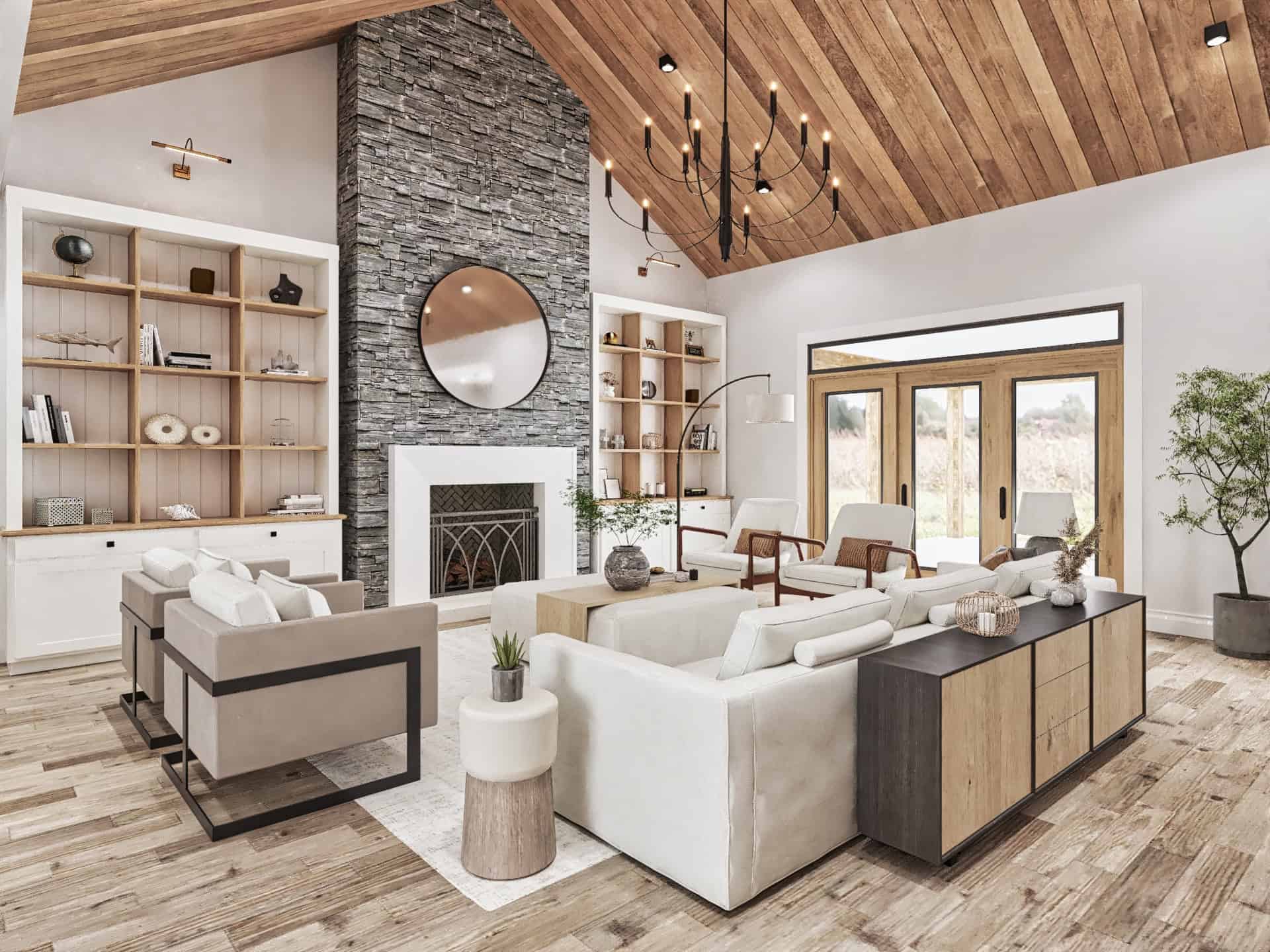 Living Room of this 3-Bedroom,2533 Sq Ft Plan -106-1359