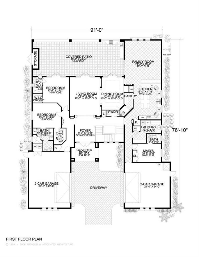 Luxury Home With 6 Bdrms 6175 Sq Ft