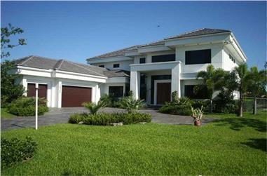 4-Bedroom, 5555 Sq Ft Contemporary Home Plan - 107-1015 - Main Exterior