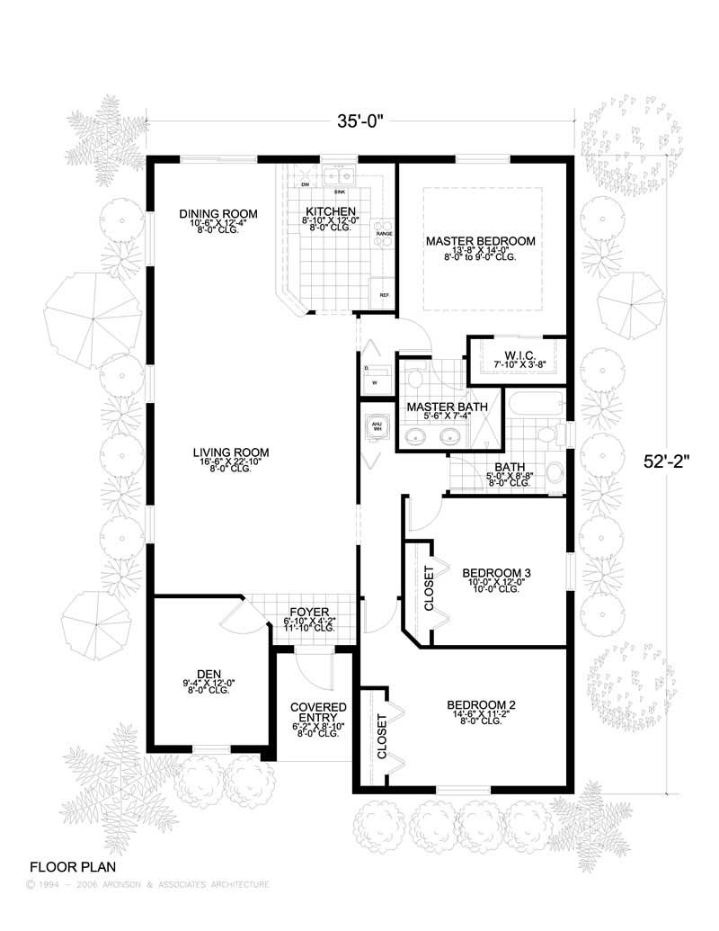 Mediterranean Home with 3 Bedrooms, 1720 Sq Ft Floor