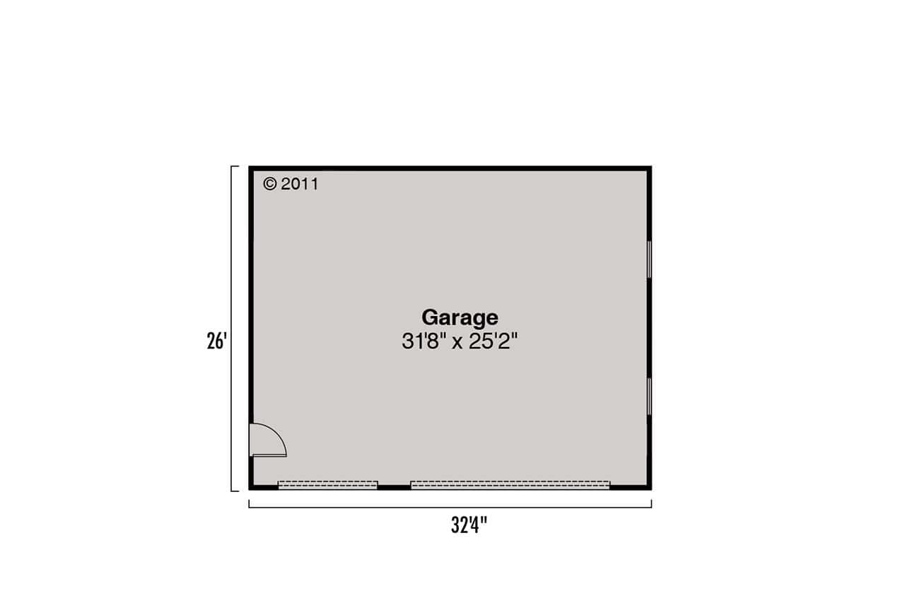 Garage of Garage Plan #108-1012
