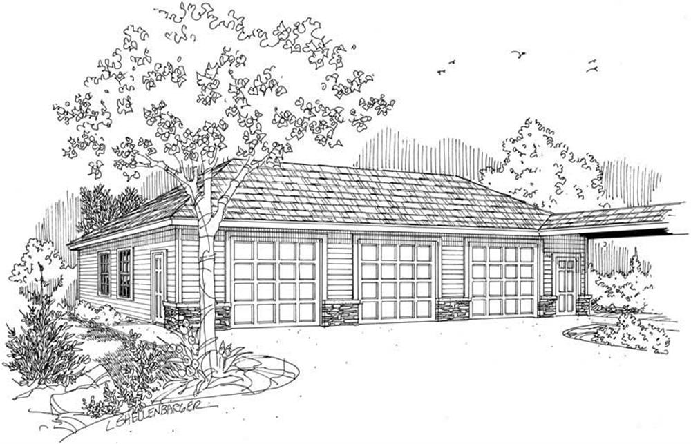 Main image for house plan # 21220
