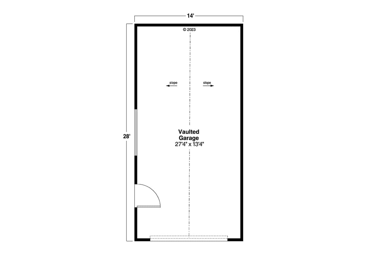 Garage of Garage Plan #108-1059