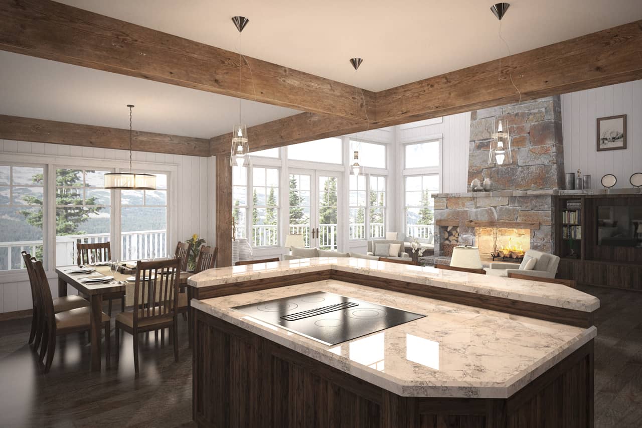 Kitchen: Kitchen Island of this 3-Bedroom,2726 Sq Ft Plan -108-1065
