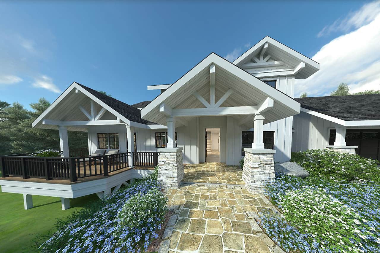 Front Door of this 3-Bedroom,2726 Sq Ft Plan -108-1065