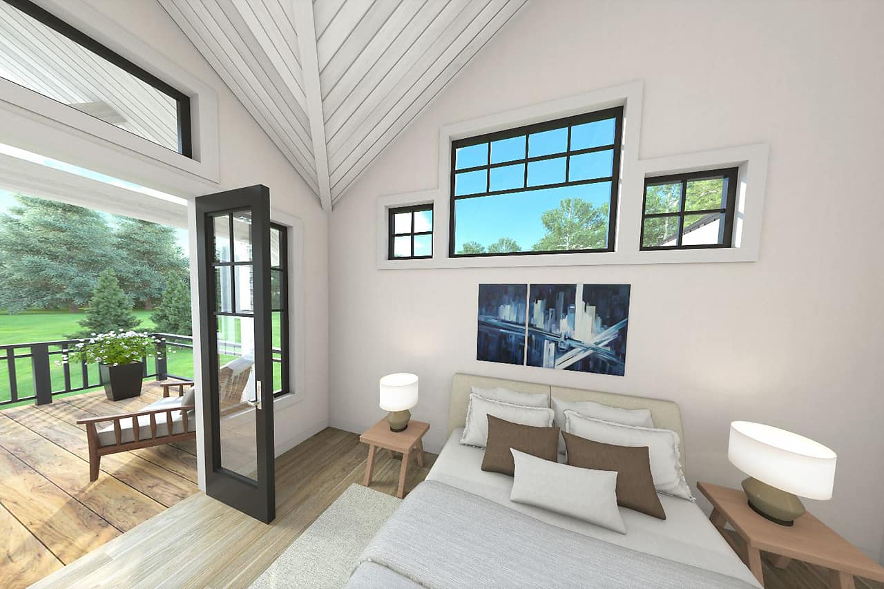 Master Bedroom of this 3-Bedroom,2726 Sq Ft Plan -108-1065