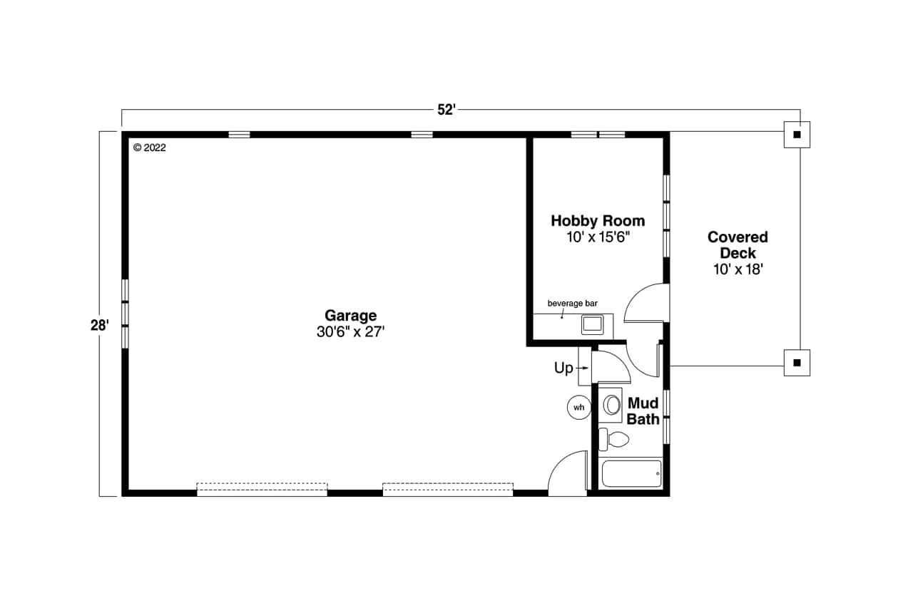 Garage of Garage Plan #108-1087