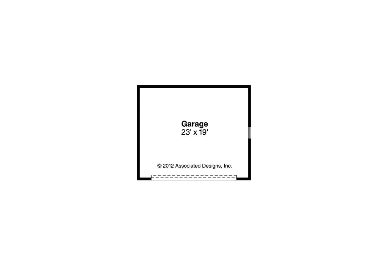 Garage of Country Plan #108-1091