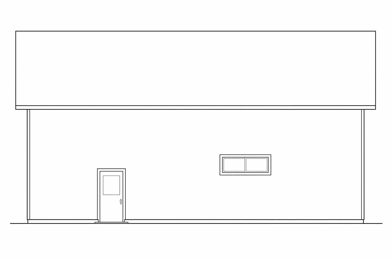 Home Plan Right Elevation of this 0-Bedroom,1584 Sq Ft Plan -108-1100