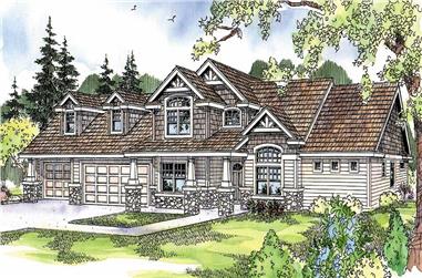 3-Bedroom, 2544 Sq Ft Contemporary House Plan - 108-1119 - Front Exterior