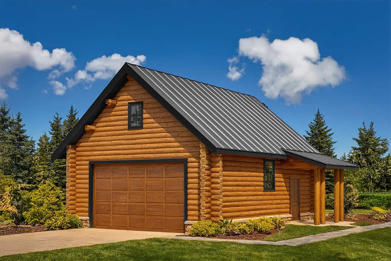 Garage of this 2-Bedroom,1384 Sq Ft Plan -108-1154