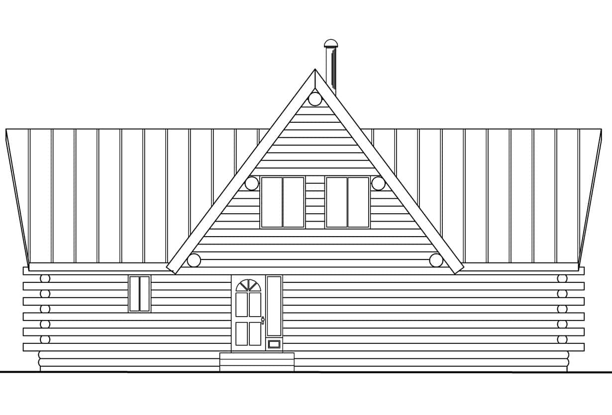 Home Plan Elevations of this 2-Bedroom,1384 Sq Ft Plan -108-1154