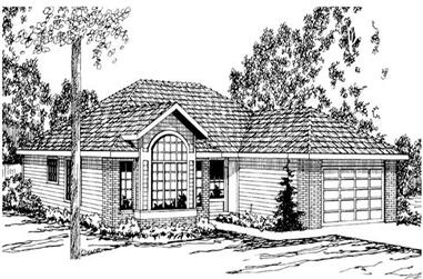 4-Bedroom, 1793 Sq Ft Small House Plans - 108-1165 - Main Exterior