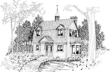 2-Bedroom, 1349 Sq Ft Country Home Plan - 108-1179 - Main Exterior
