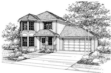 3-Bedroom, 1427 Sq Ft Country House Plan - 108-1183 - Front Exterior