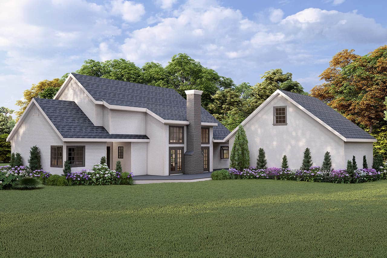 Rear View of this 3-Bedroom,2227 Sq Ft Plan -108-1208