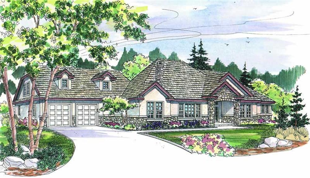 Main image for ranch house plan # 2968