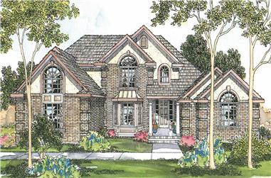3-Bedroom, 3541 Sq Ft Contemporary Home Plan - 108-1286 - Main Exterior