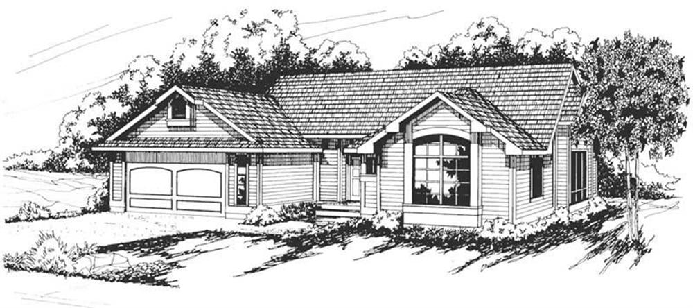 Main image for house plan # 2845
