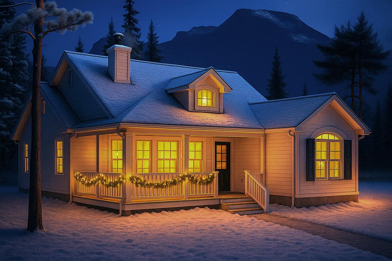 Home at Night of this 3-Bedroom,1794 Sq Ft Plan -108-1315